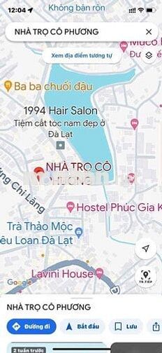 Phòng 25m2 đường Mê Linh P Lâm Viên dalat