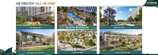 Căn hộ Studio NOXH K-Home New City 35.16m2 giá chỉ từ 783 triệu 