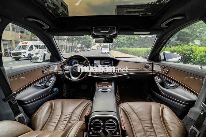 Mercedes S450 - 2020 màu trắng nt nâu siêu đẹp