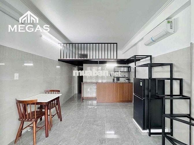 📍TÔ KÝ,CÔNG VIÊN PHẦN MỀM📍Căn Hộ Gác Ban Công Mới 100% Full Nội Thất