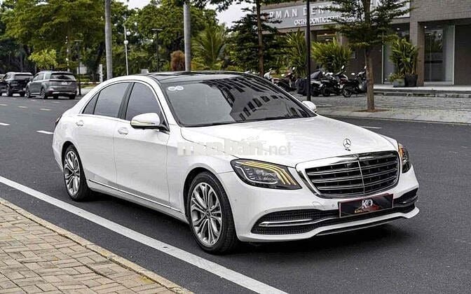 Mercedes S450 - 2020 màu trắng nt nâu siêu đẹp