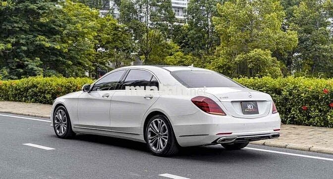 Mercedes S450 - 2020 màu trắng nt nâu siêu đẹp