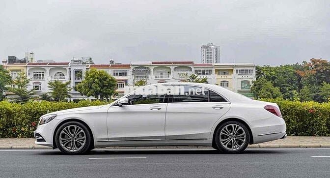Mercedes S450 - 2020 màu trắng nt nâu siêu đẹp