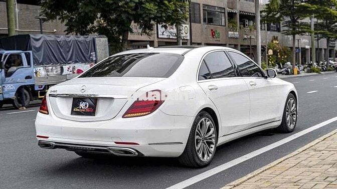 Mercedes S450 - 2020 màu trắng nt nâu siêu đẹp