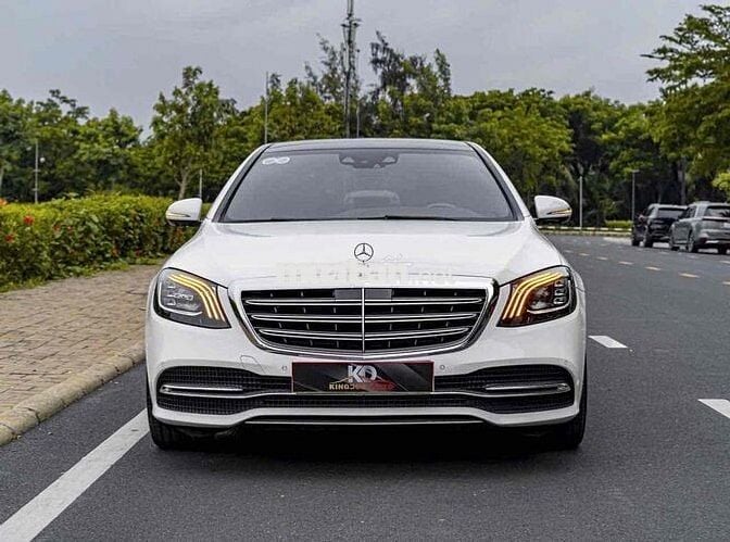 Mercedes S450 - 2020 màu trắng nt nâu siêu đẹp