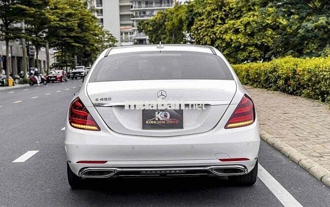 Mercedes S450 - 2020 màu trắng nt nâu siêu đẹp