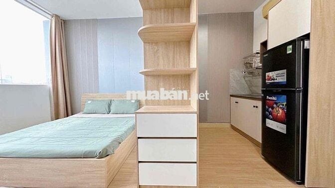 CĂN STUDIO CỬA SỔ LỚN FULL NỘI THẤT SÁT BÊN CHỢ BÀ CHIỂU BÌNH THẠNH