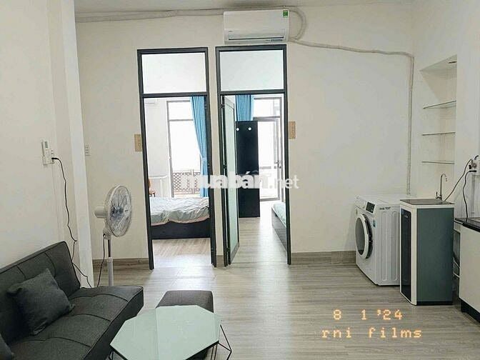 Căn Hộ 2PN MỚI XÂY Full Nội Thất_Máy Giặt Riêng_Thang Máy📍Cách Q1 500m