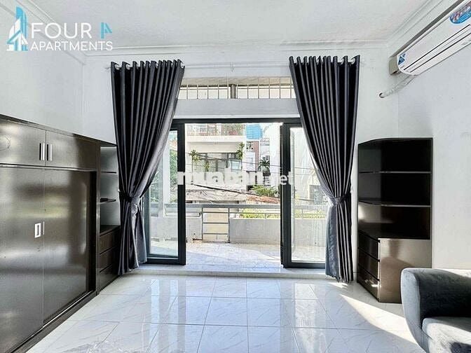 Cho Thuê 1 Phòng Ngủ 60m2 Ban Công Máy Giặt Riêng Gần UEF GTVT HIU VLU