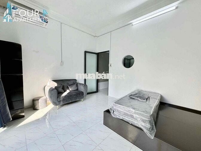 Cho Thuê 1 Phòng Ngủ 60m2 Ban Công Máy Giặt Riêng Gần UEF GTVT HIU VLU