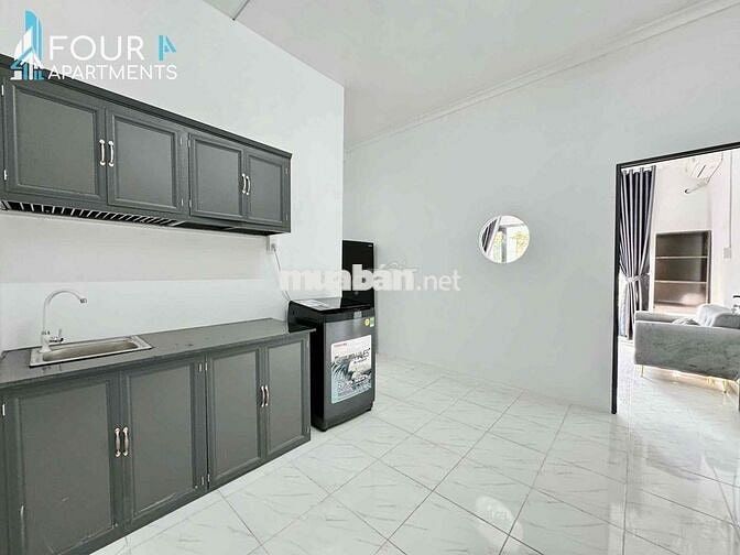 Cho Thuê 1 Phòng Ngủ 60m2 Ban Công Máy Giặt Riêng Gần UEF GTVT HIU VLU