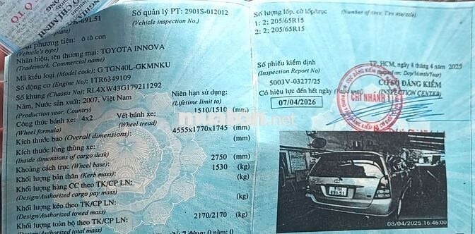 Xe gia đình cần bán