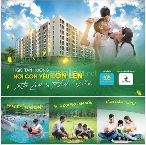 Trả trước 126tr, góp 3.9tr/tháng sở hữu căn hộ chung cư Tân Hương 