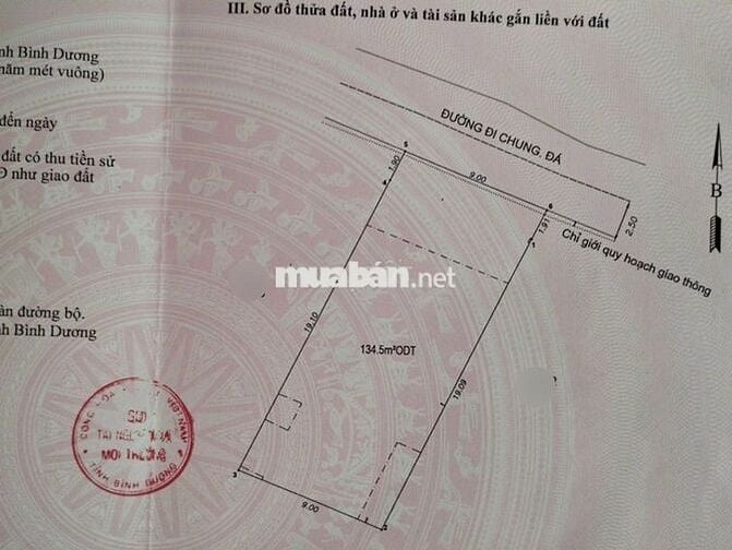 Đất gần làng đại học quốc gia, phường Đông Hoà, TP Dĩ An.