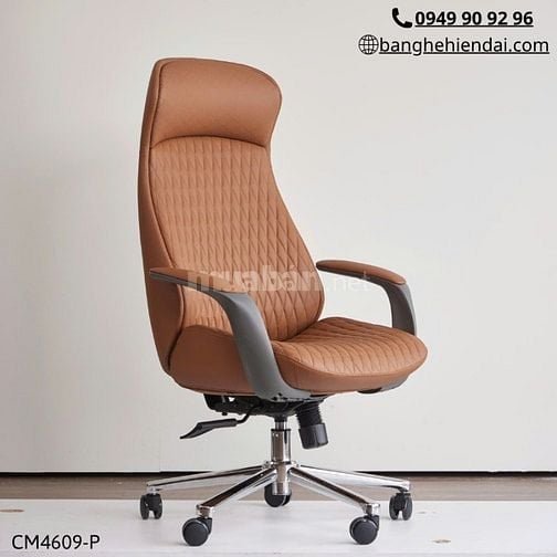 Ghế xoay bọc da hiện đại nhập khẩu CM4609-P tại HCM 