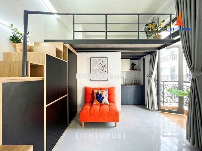 CHO THUÊ CĂN HỘ BALCONY GÁC LỬNG FULL NỘI THẤT NGAY VĂN LANG