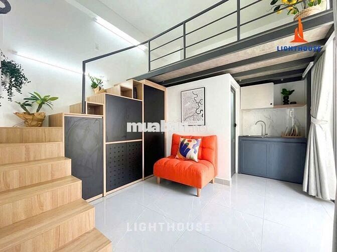 CHO THUÊ CĂN HỘ BALCONY GÁC LỬNG FULL NỘI THẤT NGAY VĂN LANG