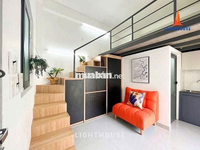 CHO THUÊ CĂN HỘ BALCONY GÁC LỬNG FULL NỘI THẤT NGAY VĂN LANG