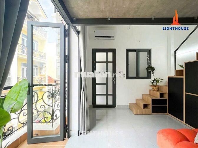 CHO THUÊ CĂN HỘ BALCONY GÁC LỬNG FULL NỘI THẤT NGAY VĂN LANG