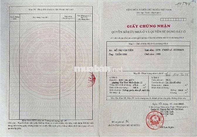 Nhà ở 173 m2 1 trệt 1 lầu kv Tân Thới Nhất, P. Đông Hưng Thuận, có SHR