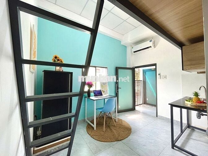 CHO THUÊ CĂN HỘ GÁC LỬNG CỬA SỔ TRỜI FULL NỘI THẤT NGAY HẠNH THÔNG TÂY