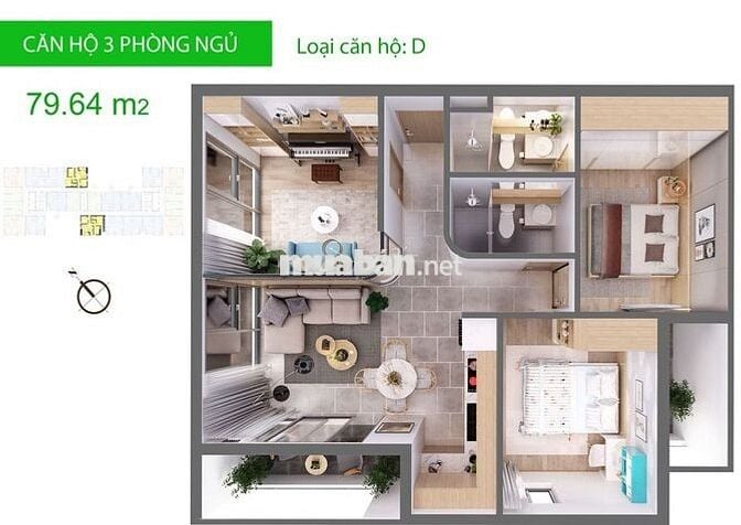 Bán aurora view q1 và bến bình đông 1pn giá 1860,2pn giá 2700,3pn 3000