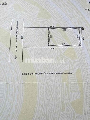 bán đất kiệt trần cao vân thông bãi tắm thanh khê
