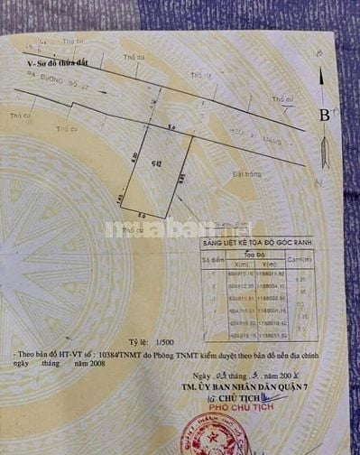 Bán Lô Đất Xe Hơi Vườn Điều Đường Số 10 Phường Tân Quy