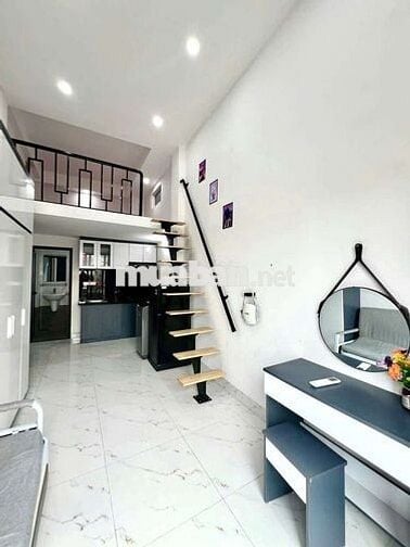 Căn Studio 35m2 Có gác xép. Full đồ ban công, máy giặt tại Cầu Giấy