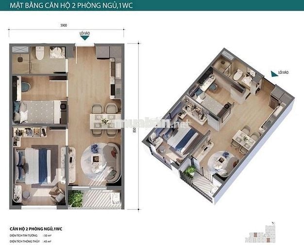 Căn hộ cao cấp 2 MẶT TIỀN đường chuẩn chuẩn Resort 5★