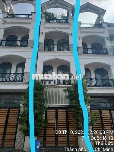 Nhà Phố Mặt Tiền 12m , Đường Qlo 13 , HBP