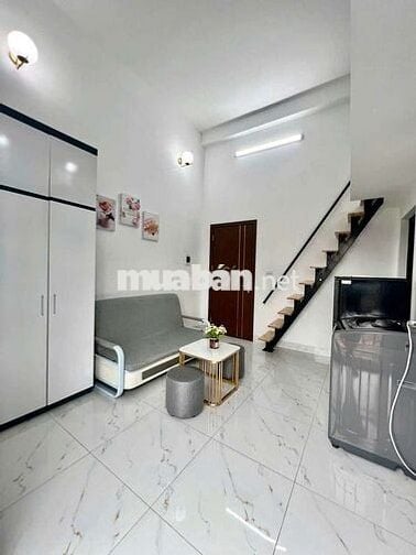 Căn Studio 35m2 Có gác xép. Full đồ ban công, máy giặt tại Cầu Giấy