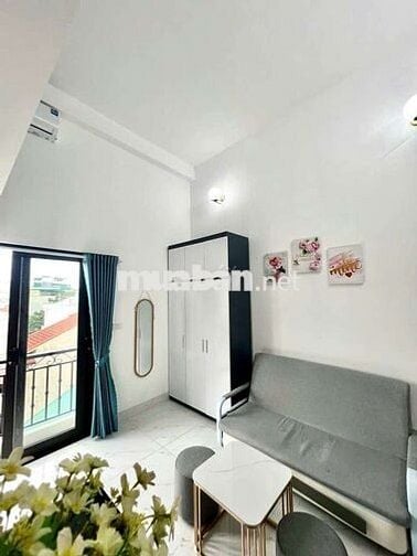 Căn Studio 35m2 Có gác xép. Full đồ ban công, máy giặt tại Cầu Giấy
