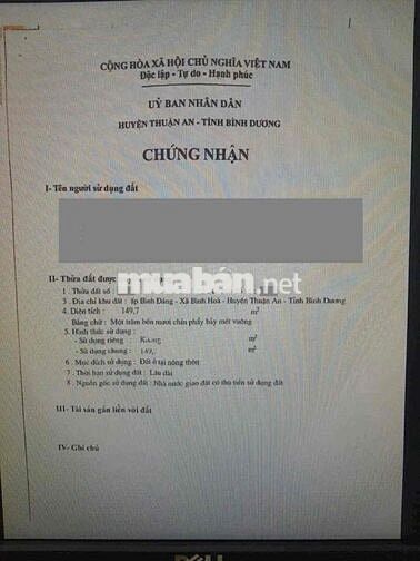 Mặt tiền kinh doanh khu 434 ,Bình Hoà ,Thuận An,
