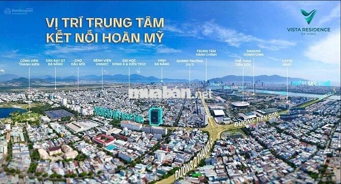 Chỉ từ 1.3 tỷ - sở hữu ngay Vista Residence trung tâm Đà Nẵng