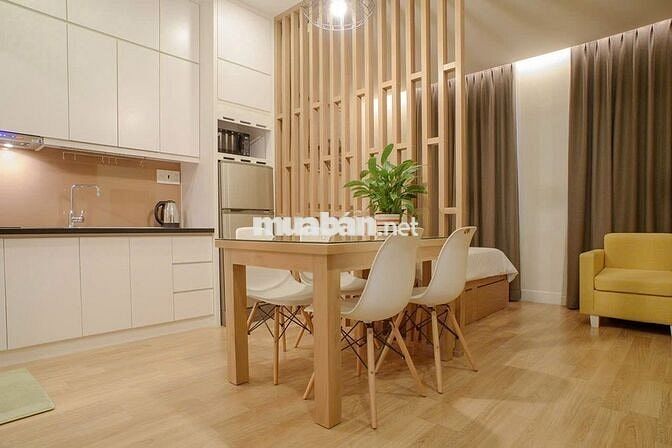 Siêu Căn Hộ Dịch Vụ 1 Phòng Ngủ Tách Bếp 40m2 Thoáng ở Cao Thắng, Q3