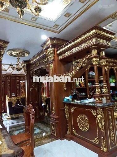 BÁN BIỆT THỰ  FULL GÕ ĐỎ NHẬP KHẨU PHƯỜNG 7 GÒ VẤP
