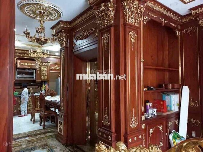 BÁN BIỆT THỰ  FULL GÕ ĐỎ NHẬP KHẨU PHƯỜNG 7 GÒ VẤP