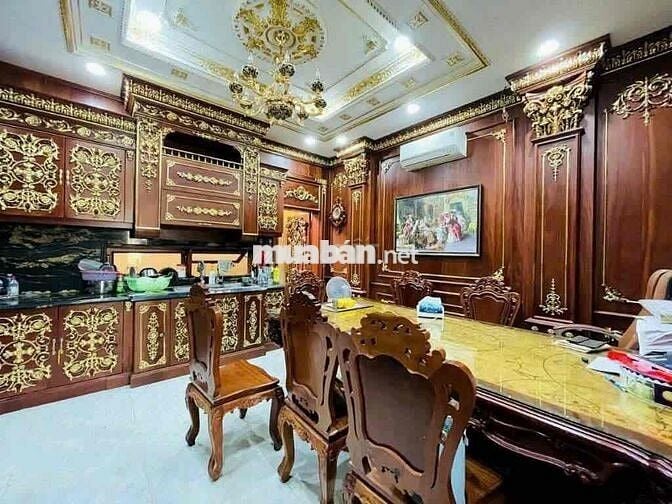 BÁN BIỆT THỰ  FULL GÕ ĐỎ NHẬP KHẨU PHƯỜNG 7 GÒ VẤP