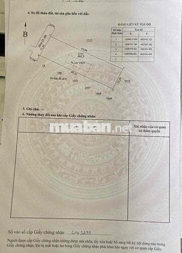chính chủ cần bán lô đất dt:664,5m2 Hưng Định Thuân An