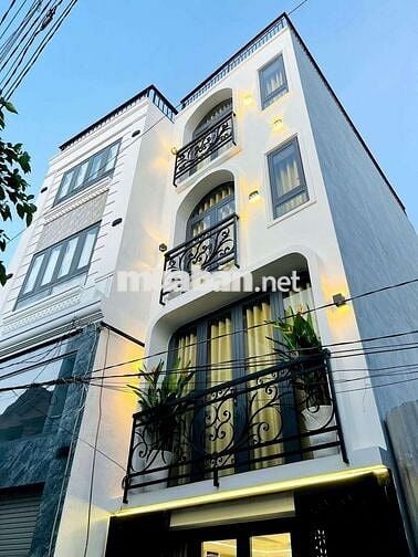 Bán nhà trệt 4 lầu Đường số 1, 1 trục Lê Đức Thọ, hẻm 4m.