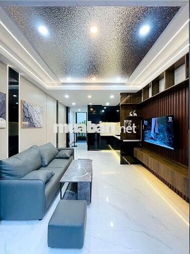 Bán nhà trệt 4 lầu Đường số 1, 1 trục Lê Đức Thọ, hẻm 4m.