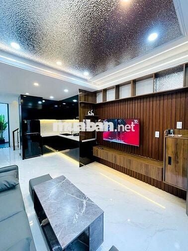 Bán nhà trệt 4 lầu Đường số 1, 1 trục Lê Đức Thọ, hẻm 4m.