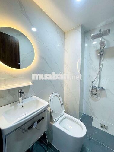 Bán nhà trệt 4 lầu Đường số 1, 1 trục Lê Đức Thọ, hẻm 4m.