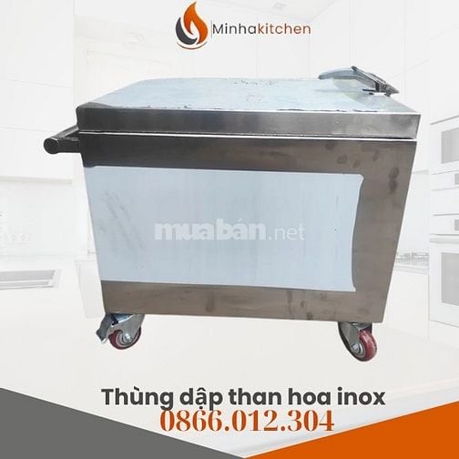 Thùng dập than hoa inox- Mua Thùng dập than hoa inox an toàn, giá tốt