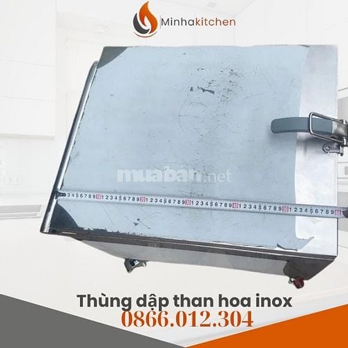 Thùng dập than hoa inox- Mua Thùng dập than hoa inox an toàn, giá tốt