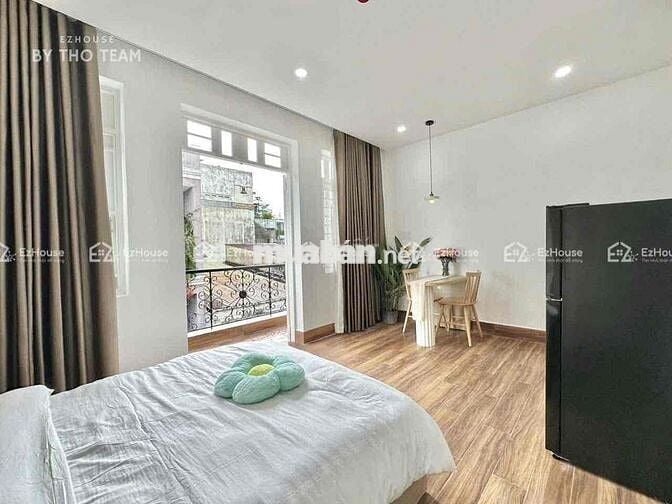 Cho Thuê Phòng Ban Công Tách Bếp Bình Thạnh 45m2_Nhà Mới_Full Nội Thất