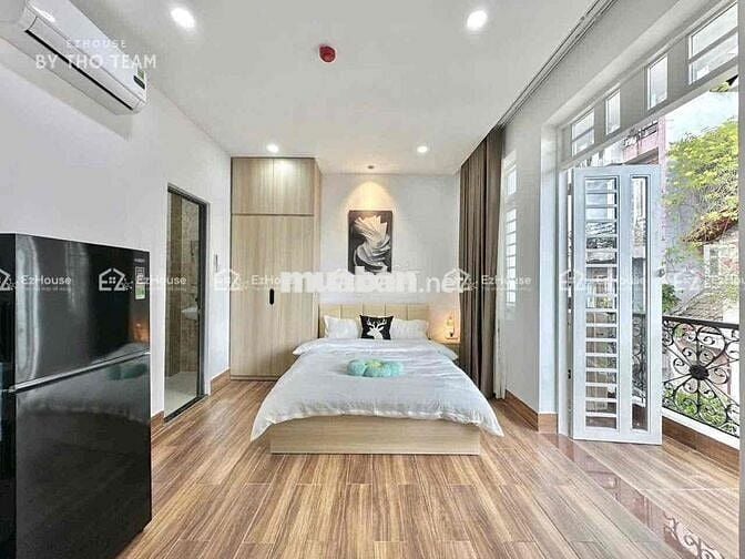 Cho Thuê Phòng Ban Công Tách Bếp Bình Thạnh 45m2_Nhà Mới_Full Nội Thất