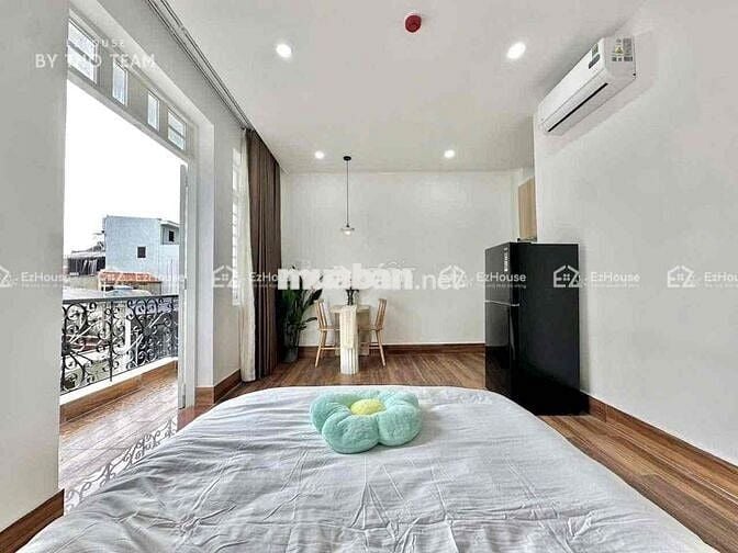 Cho Thuê Phòng Ban Công Tách Bếp Bình Thạnh 45m2_Nhà Mới_Full Nội Thất