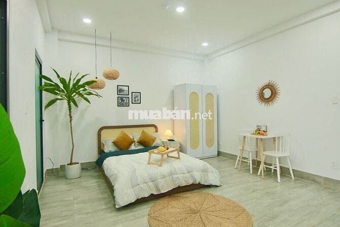 CHO THUÊ CĂN HỘ BAN CÔNG FULL NT 30M2 NGAY ĐH VĂN LANG, ĐH CÔNG NGHIỆP